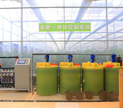 金海湖新區(qū)，智能溫室大棚采用華勝物聯(lián)網(wǎng)水肥一體化設(shè)備實(shí)現(xiàn)智能化灌溉